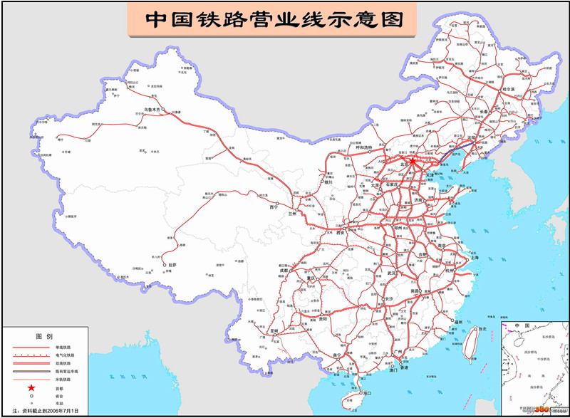 高铁运输线路图
